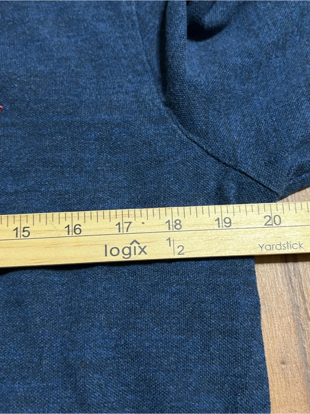 Polo Ralph Lauren Polo Shirt Mens Medium Cotton Long Sleeve Blue Pony Preppy